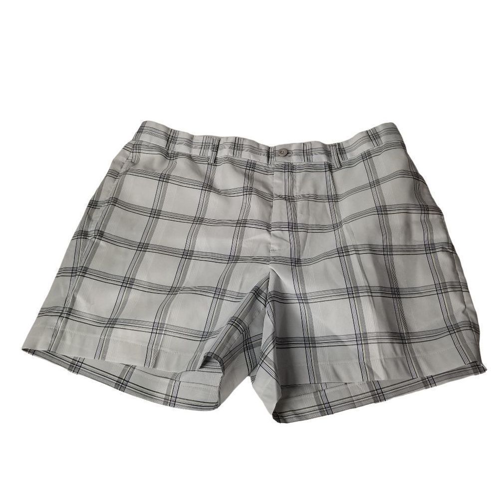 Greg norman short 36 plaid golf shorts